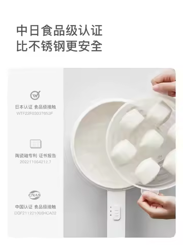 Multifunctional Mini Electric Cooker, Electric Frying Pan for Home Dormitory Student Use