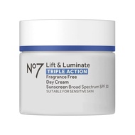 No7Lift&LuminateTripleActionFace-FragranceFreeFaceMoisturizerwithSPF30-FormulatedwithAntiAgingCollag