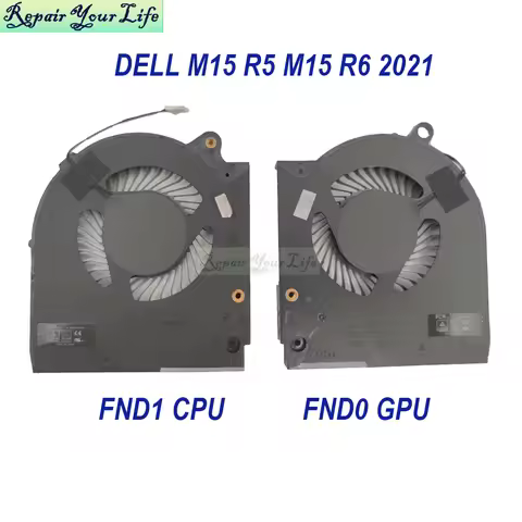 CPU GPU Cooling Fan For Dell For Alienware M15 R5 M15 Ryzen R5 R6 2021 Gamer Laptop Cooler FND0 DFSC