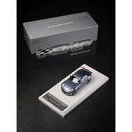MK Miniatures 1:64 2009 Pontiac Solstice GXP Silver Blue Diecast Model Car