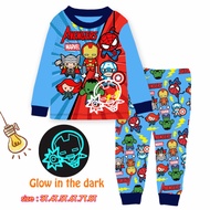 Cuddle Me 3-8 Years Old Kids Pyjamas / Glow in the Dark Children Sleepwear / Kids Pajamas Set