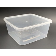 SQ 1500 Square Disposable Plastic Food Container [ 50sets± ] TAGE TSQ 1500 SQ1500