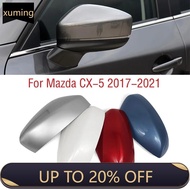 XM For Mazda CX-5 CX5 2017 2018 2019 2020 2021 Car Rearview Mirror Cover Lid Cap Wing Door Side Mirr