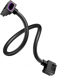 8PIN PSU GPU Extension Cable,Upgrade ARGB PC Cable with 5V 3Pin,18AWG 90Β°Right-Angle Design for Clea