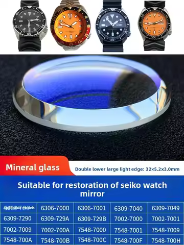 New Watch CRYSTAL PASTS FOR SEIKO 6105-8110 6105-8000 6119-7173 7017-8000 6119-8140 320W10GN Double-