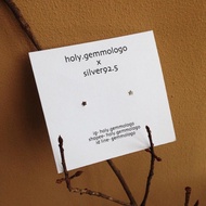 Little star silver earrings 92.5 Pure