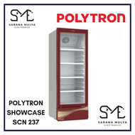 SHOWCASE POLYTRON SCN 237 - LEMARI ES PENDINGIN MINUMAN SCN237 270L