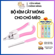 Nail Clipper Set for Dogs and Cats with Nail File, Dog and Cat Nail Clipper with Nail File - Young M