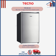 Tecno TFR 95-V2 88L Bar Fridge (Stainless Steel Look)