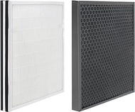 Fette Filter - FLT9200 True HEPA Air Purifier Filter H and Carbon Combo Pack Compatible with FLT9200 for AC9200 Air Purifier - (1 HEPA &amp; 1 Carbon Filter)