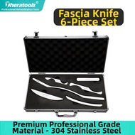 Theratools | Professional Stainless Steel Muscle Recovery Fascia Scraper Set