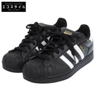 阿迪達斯 SUPERSTAR BEAMS男運動鞋，黑色，尺寸 26.5cm（美碼），貨號 JR6484，成色極佳。 [二手]