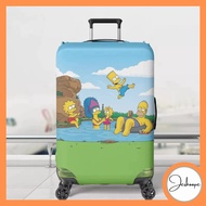 The Simpson Family 001 - Luggage Protective Cover/Luggage Cover