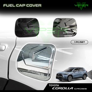 Toyota Corolla Cross CHROME CARBON Fuel Cap Cover Gas Tank Accessories Bodykit Spoiler Skirt 2022