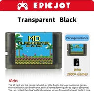 การ์ด Mega Drive V3.0 Pro 4000 ใน 1 พร้อมการ์ด TF 8GB การ์ดเกม MD สำหรับคอนโซลเกม SEGA Genesis Mega 