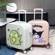 1-inch girl's small carry-on suitcase for elementary school students18Password Box Lightweight Trave