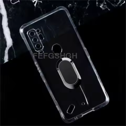 For Ulefone Armor 10 5G 6.67" Armor 10 5G Back Ring Holder Bracket Phone Cover TPU Soft Silicone Cas