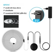 สีดํากลับซิลิโคนเจลหลอด LED Neon Strip Light กันน้ําพร้อม Touch & Hand Sweep Motion Sensor สําหรับห้