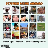 Abstract Meme Sticker | Waterproof Meme Stickers, lots of contents