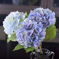 Bunga Pahar 60CM Artificial Hydrangea Fake Flower Long Branch Big Flower for Wedding Decoration, Arr
