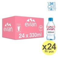 Evian 依雲 礦泉水 330ml x 24