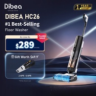 Dibea HC26/H8 Cordless Smart Wet Dry Floor Washer & Vacuum Cleaner | 99.9% Sterilization | Local War