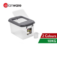 Elianware High Quality BPA Free Rice Dispenser Food Storage Container Box (10kg)