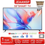 JEAANSP 55 65 Inci Smart TV Android 14.0 75 Inci UHD Google TV DVB-T2 4K Netflix/YouTube/GooglePlay