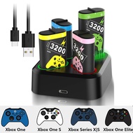 Rechargeable Battery Packs for Xbox One Controller Xbox Series X|S Battery Packs with Charger Dock U