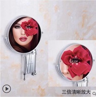 Bathroom-grade double-sided mirror makeup mirror magnifying vanity mirror/wall mirror/wall mount tab