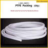 4mm~20mm PTFE braided Compression Packing acrylic fiber packing ptfe Filled Gland rope Gland Packing