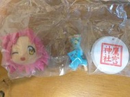 現貨..絕版 日本帶回..幸運星 小神晶 祭典 兔耳 Q版 小公仔 黏土人 無盒..一個 300