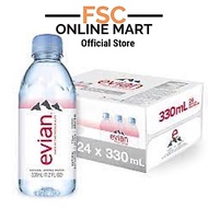 [FSC] Evian Mineral Water 330ml x 24botol (Prestige)