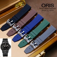 Oris Watch Strap Rubber Men Women Style Original oris Diving Culture Sports Art Series Pin Buckle Br