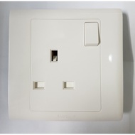 Honeywell R-Series 1 Gang 13A 250V Switch Socket Outlet