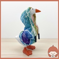 Silin Festival Tiny Geese Figurine Costume 7Inch Tiny Geese Statue Outfit Ornament for Party Decorat