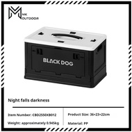 BLACKDOG Camping Storage Box 13L Capacity Foldable Lightweight Portable Outdoor Tableware Storage Bo
