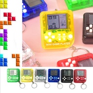 其他品牌 - (顏色隨機/俄羅斯方塊) 便攜迷你 壞舊經典 俄羅斯方塊遊戲機鎖匙扣 x 1個 其他電子遊戲機