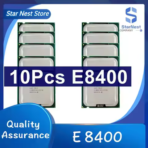 10pcs/Lot Core 2 Duo E8400 Dual-Core 3.0Ghz LGA 775 processor