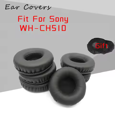 Ear Pads For Sony WH CH510 WH-CH510 Headphone Earpads Replacement Headset Ear Pad PU Leather Sponge 