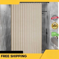 New Arrival Magnetic Button Bathroom High End Waterproof Curtain Bathroom Magnetic Invisible Folding