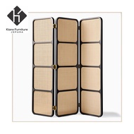 Sketsel Rotan 3 Pintu Penyekat Ruangan Kayu Jati Partisi Minimalis 150