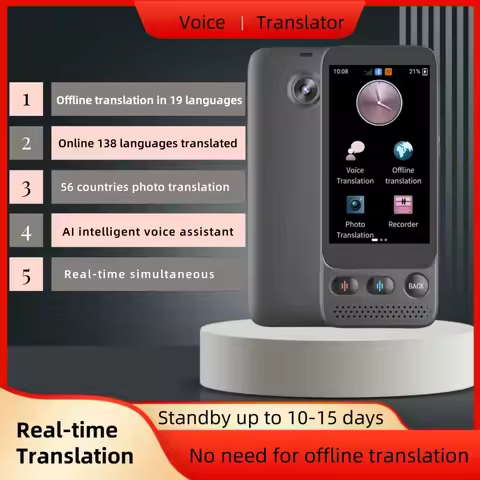S09 Instant Voice Translator Portable Language Translator AI intelligent voice simultaneous interpre