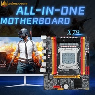 เมนบอร์ด X79 PCI-E 16X 6 * อินเตอร์เฟซที่ USB2.0ชุดเมนบอร์ด M.2 SSD LGA 2011