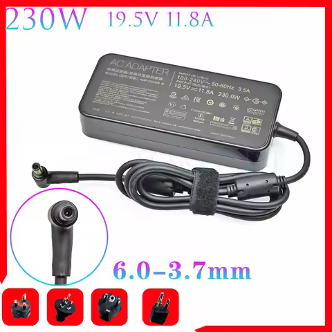 Laptop Adapter 19.5V 11.8A 230W 6.0*3.7mm ADP-230GB B AC Power Charger For ASUS ROG Strix G531GV-DB7