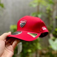 Hat MotorcycleDucati Logo Core Red 9SEVENTY Stretch Snap Adjustable Cap, MotoGP Original NEW ERA – B