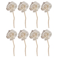 8pcs Rattan Flower Sticks Natural Fragrance Reed Diffuser Aroma Oil Diffuser