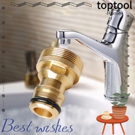 TOPTOOL Brass Faucet, Brass Universal Tap Adapters, Brass Quick Connector Brass Faucet Connector Bat