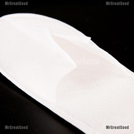 [MrGreat] 1/5/10 pairs disposable closed toe guest slippers hotel spa slipper shoes [MGG]