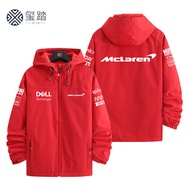 McLaren Formula One Racing Jacket Outerwear Spring Autumn Jacket Team Coat F1 Car Racing Suit Hooded